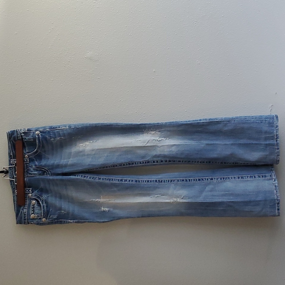 Miss Me Vintage Stitched Boot Cut Jeans Size 27/33